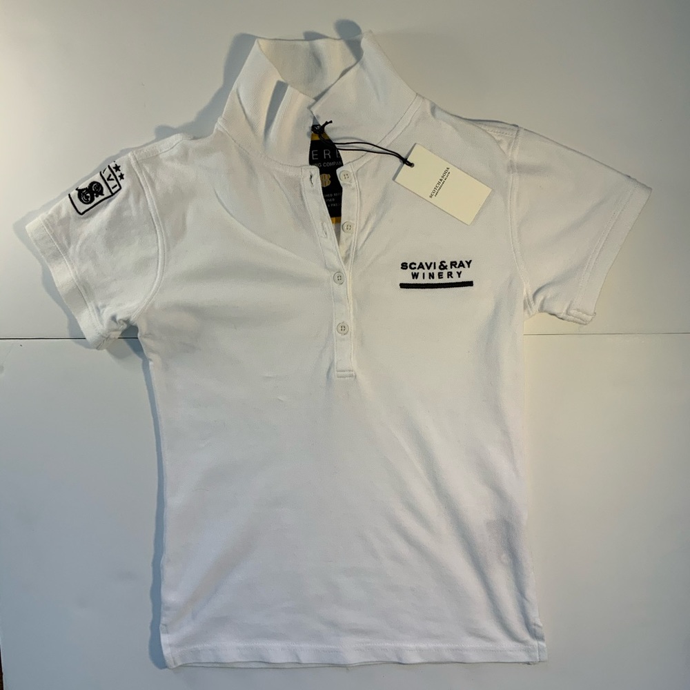 NWT Scotch & Soda Sz XS Logo Polo